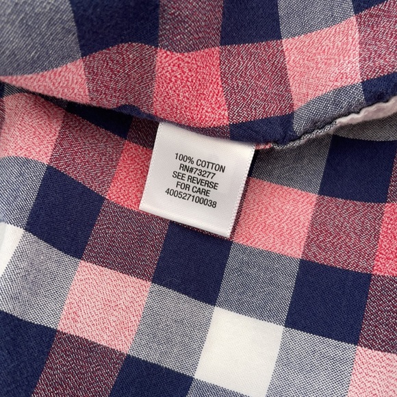 🛑SOLD🛑 Red White and Blue Plaid! L - Picture 4 of 4